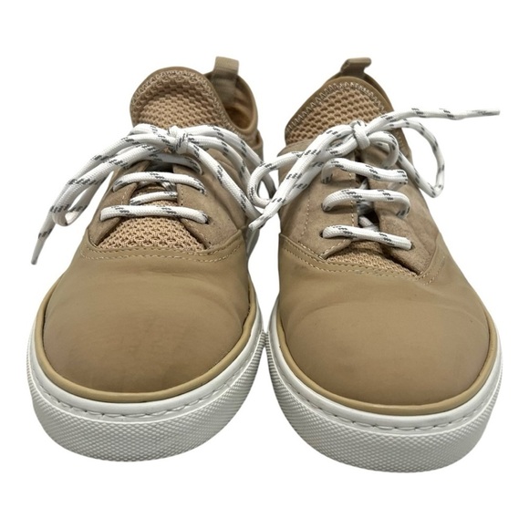 Jenni Kayne Natural Tan Leather Lace Up Casual Trainers Sneakers Women’s 38 - Picture 4 of 16